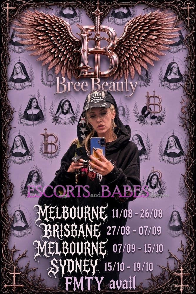 Breeana Beautiful Touring escort Melbourne party girl horny 